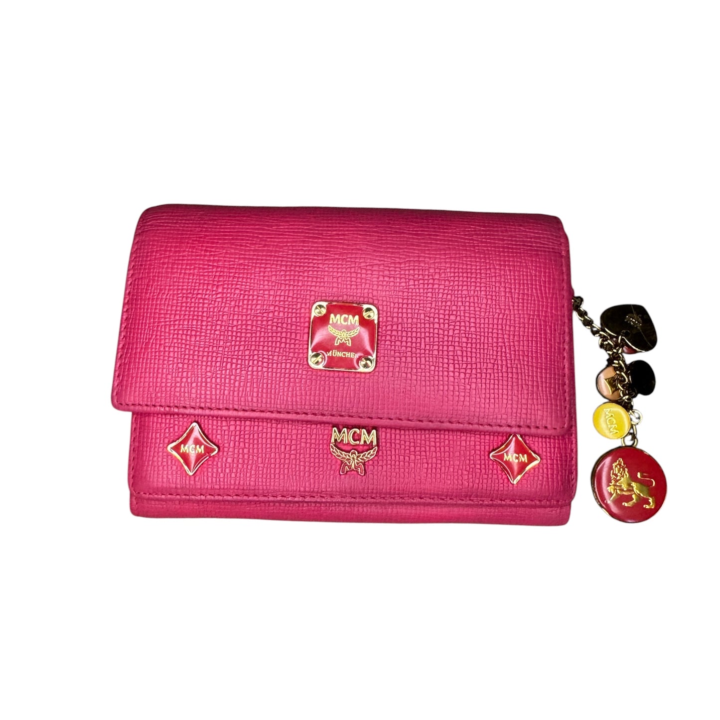 Mcm Wallet Trifold Pink