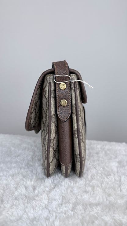 GUCCI GG Supreme Ophidia Crossbody Coated Canvas