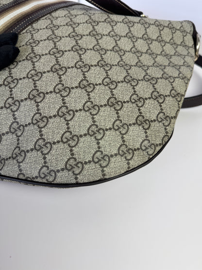 GUCCI GG Supreme Retro Web Two Ways Tote