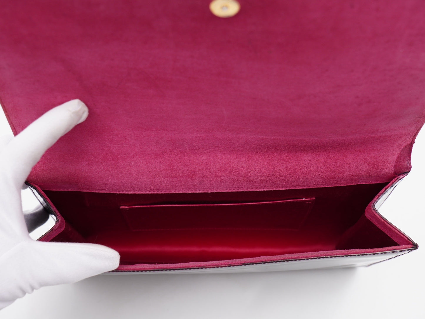 Saint Laurent Bella de Jour  Clutch Patent leather