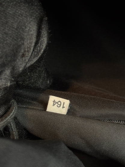 PRADA Tessuto Nylon Montagna Double Buckle Backpack Black