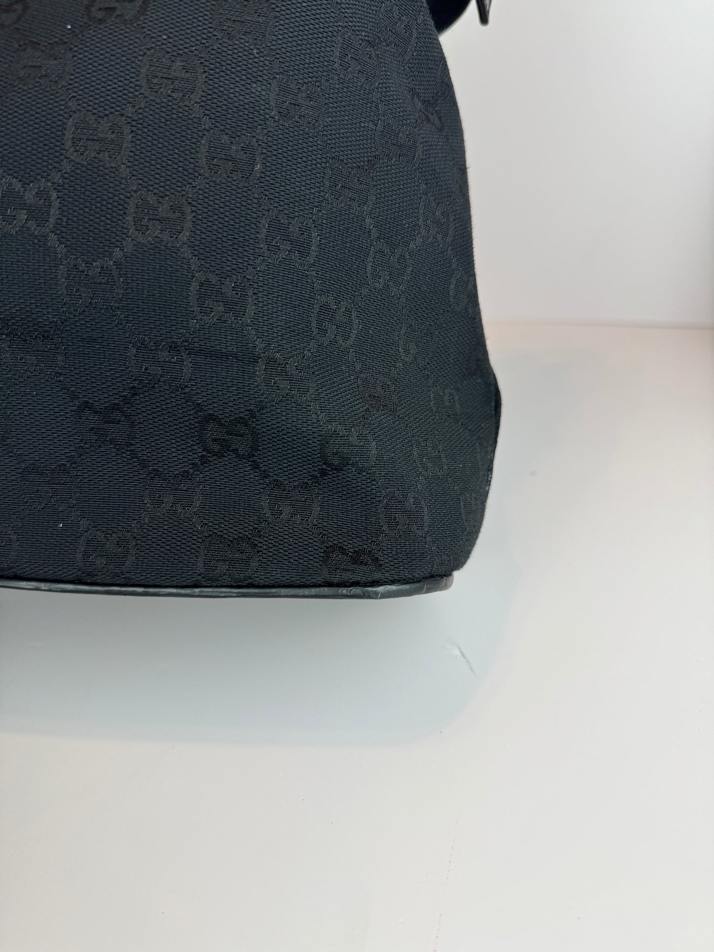 Gucci Hobo Shoulder bag GG Canvas Black