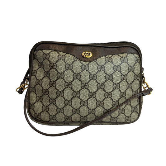 GUCCI Vintage Crossbody GG Coated Canvas