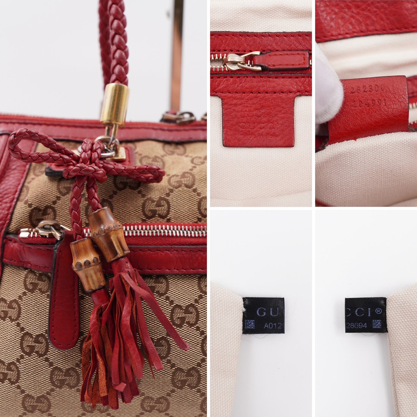 Gucci Bella Small GG Canvas Red