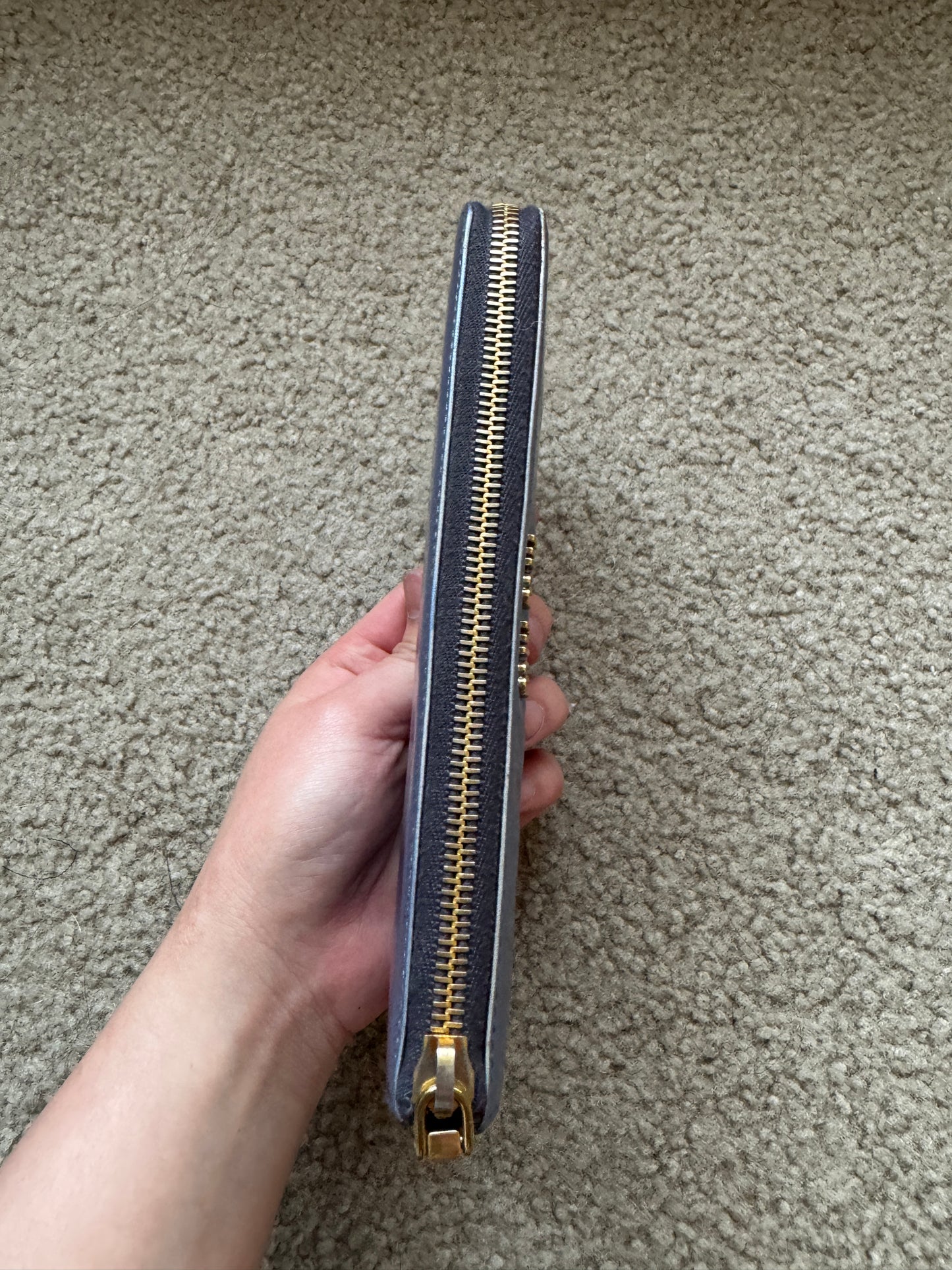 Miumiu Wallet Blue patent leather