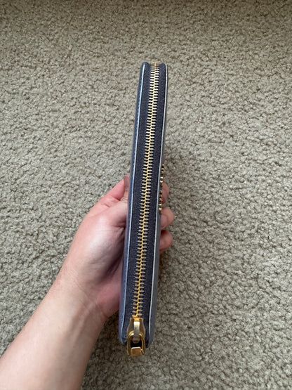 Miumiu Wallet Blue patent leather