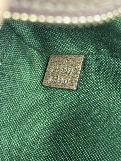 NEW GUCCI Web Boston GG Supreme Coated Canvas Brown