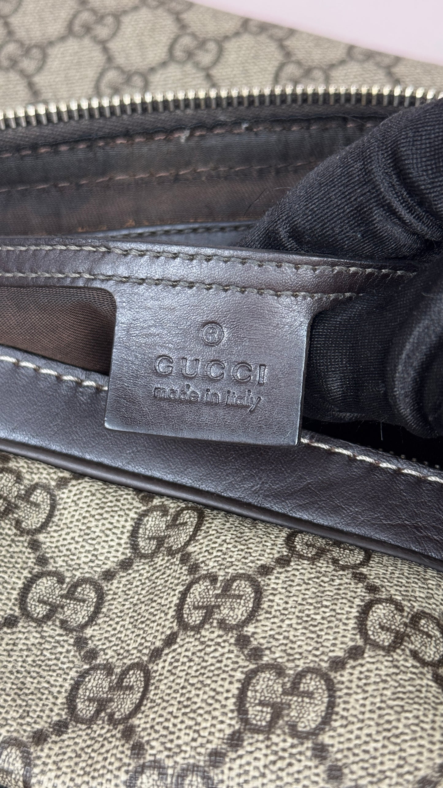 Gucci GG Supreme GG Belt Bag Coated Canvas Brown