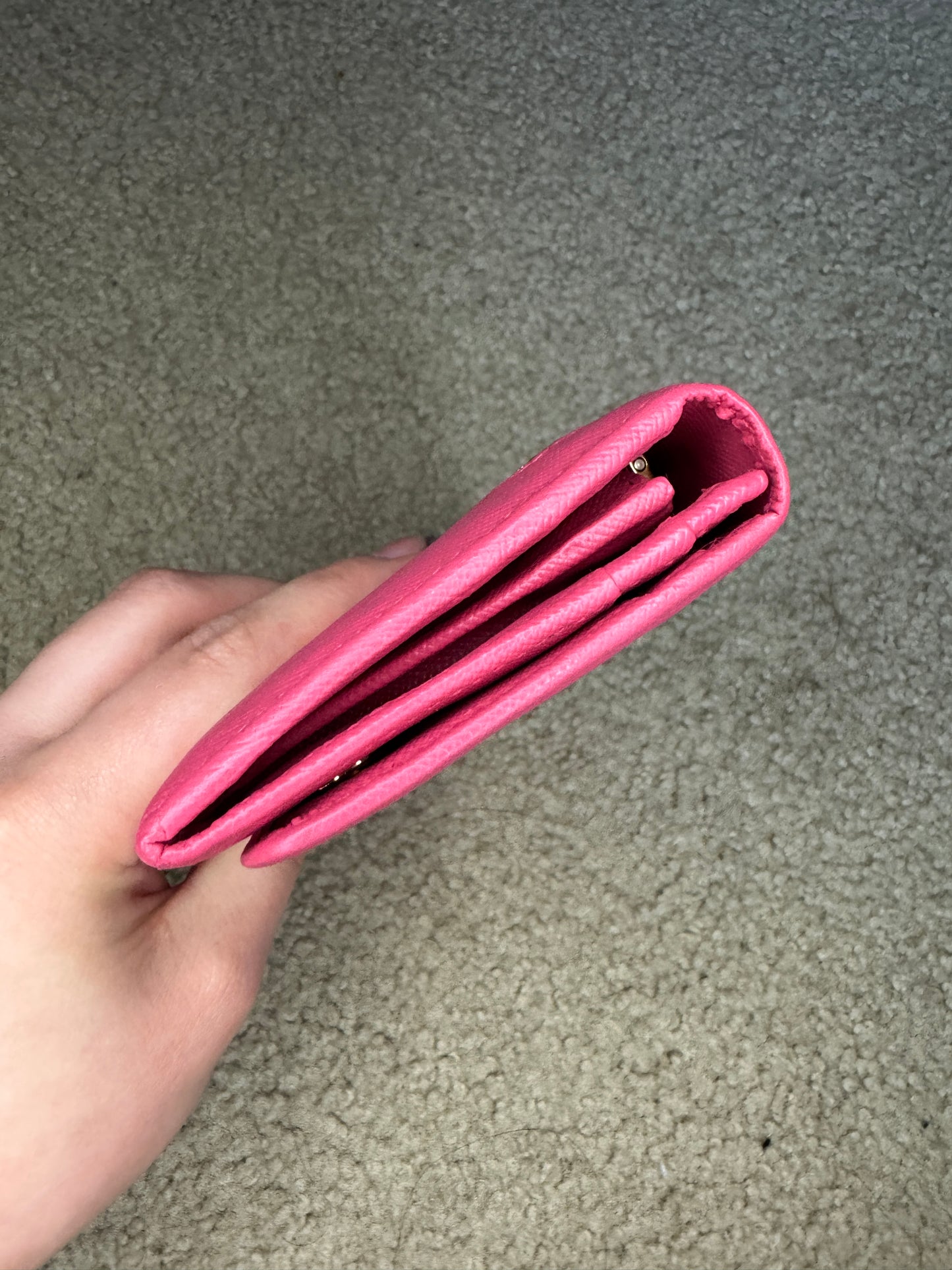 Prada Pink SaffiAno Wallet