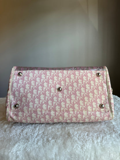 CHRISTIAN DIOR Bowler Monogram pink
