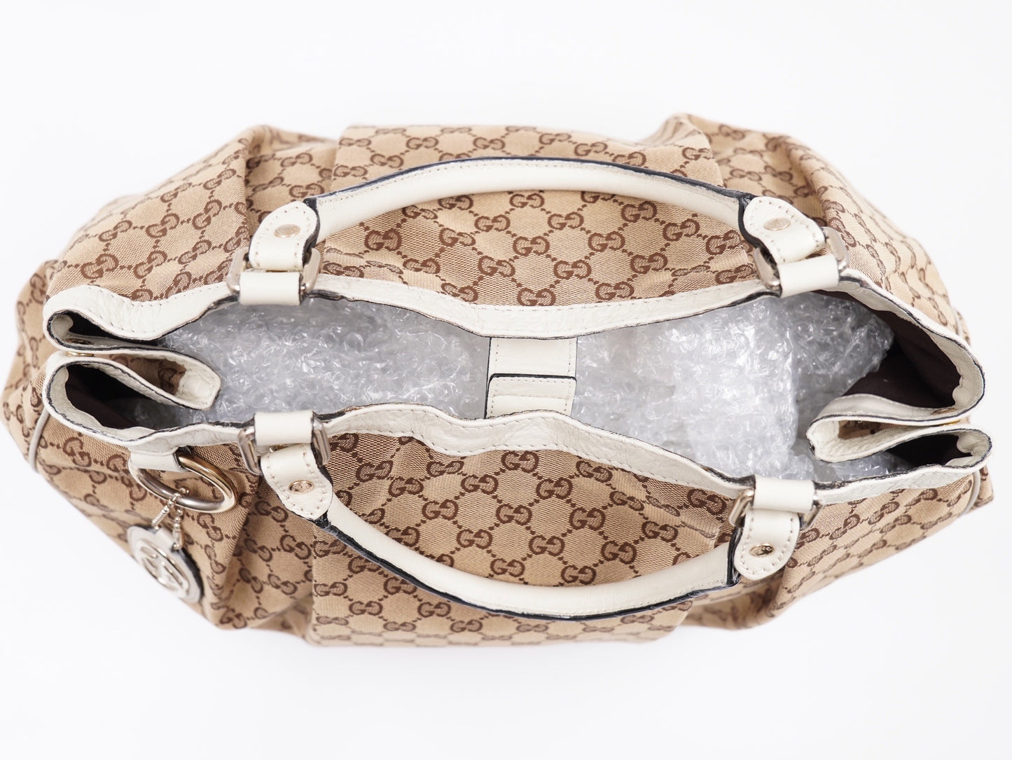 GUCCI Sukey Tote Large GG Canvas(Vintage)