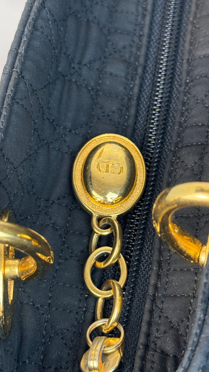 Christian Dior Lady Dior Quilted Tote Bag (Vintage)