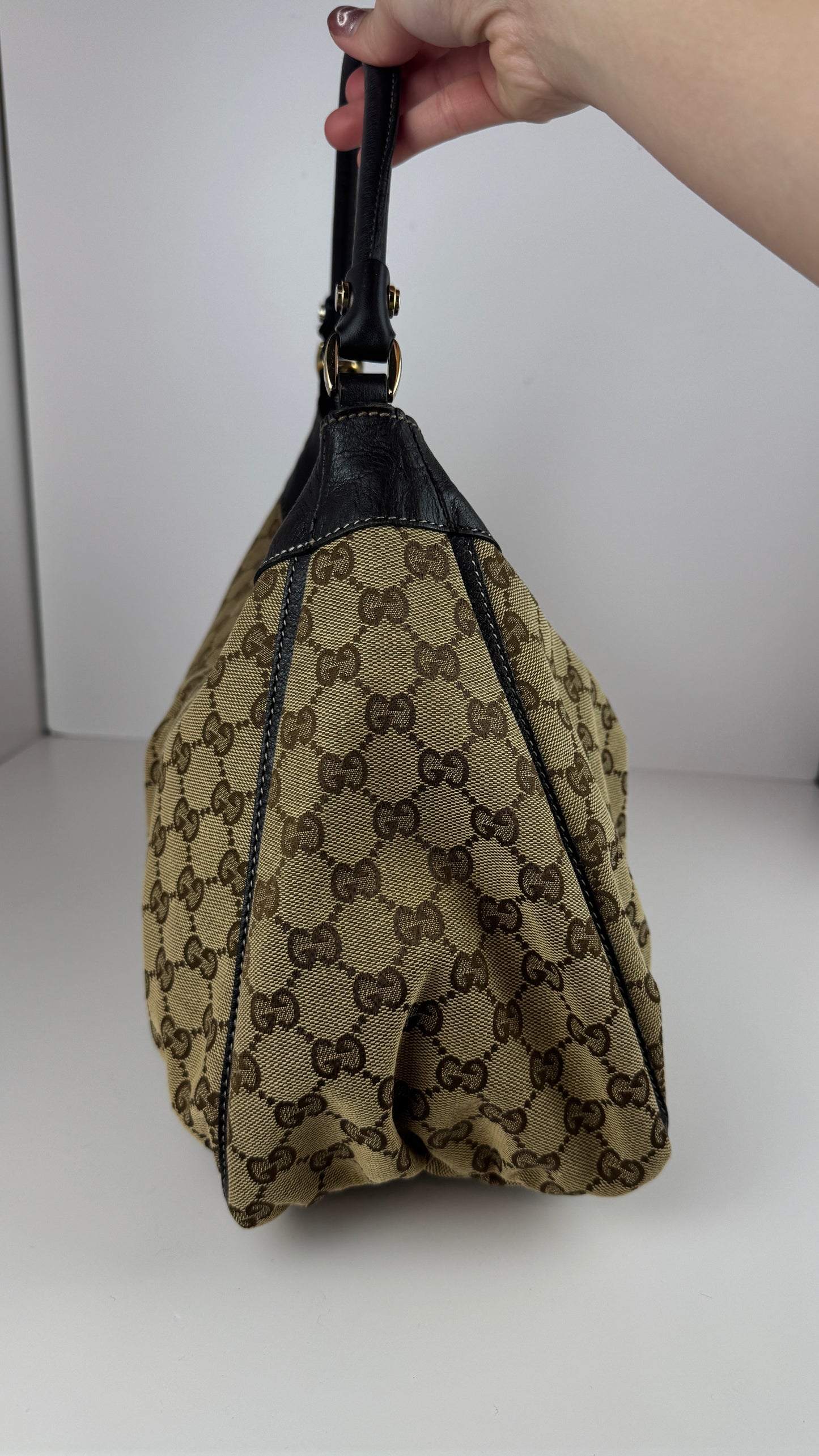 Gucci D-Ring Hobo GG Canvas