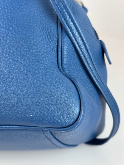Prada Vitello Phenix Bowling Bag Talco