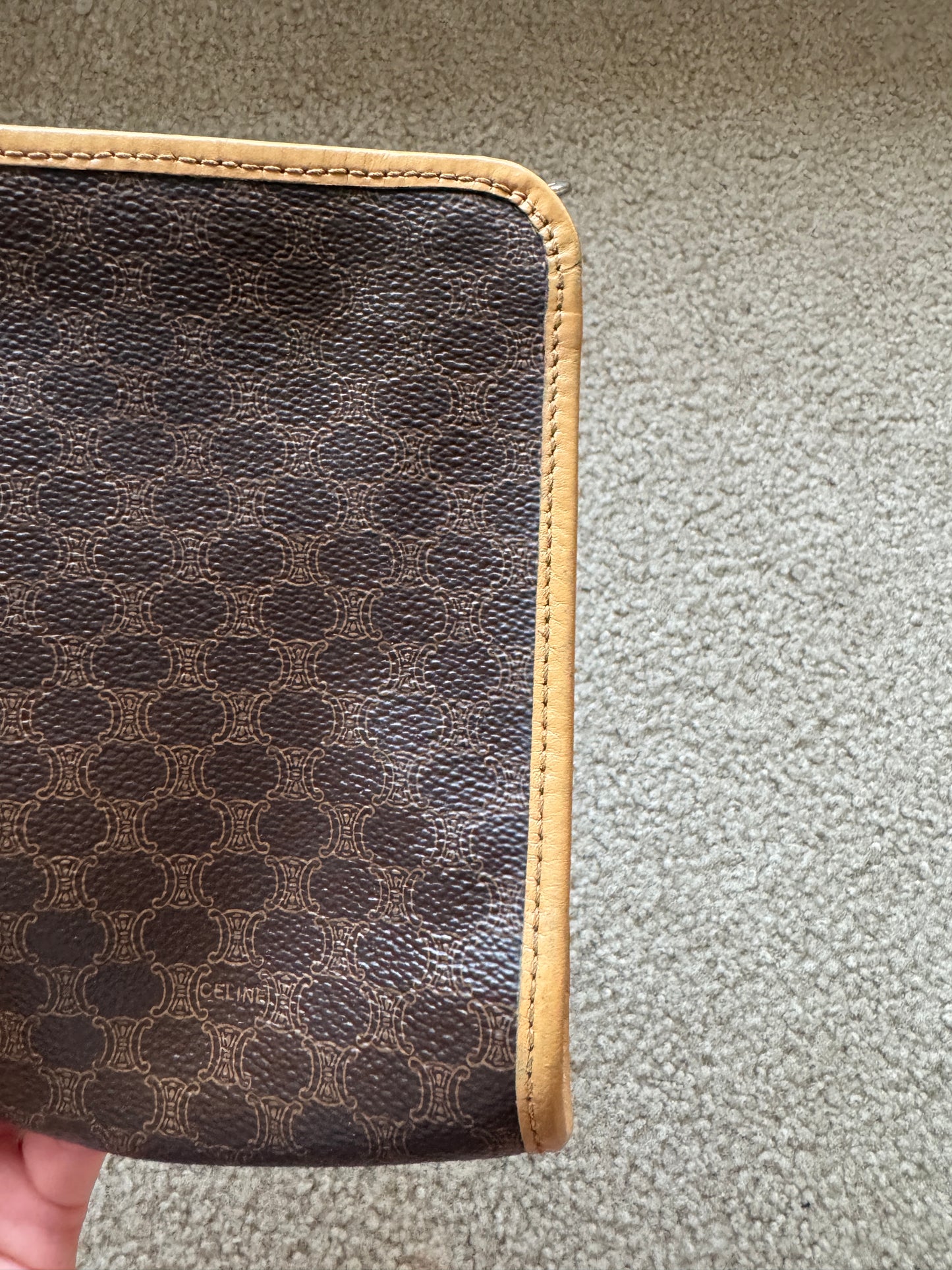 Celine macadam clutch momogram