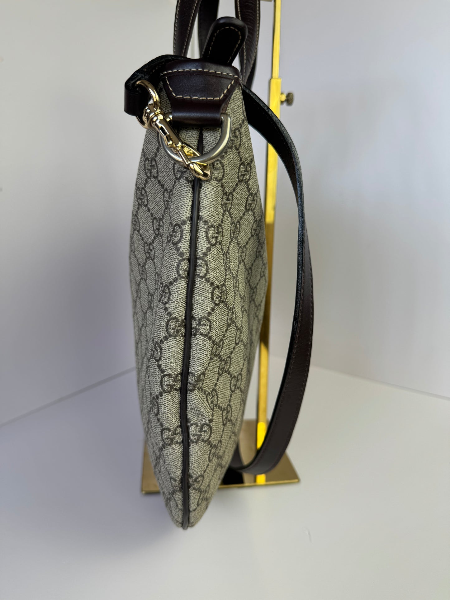 GUCCI GG Supreme Retro Web Two Ways Tote