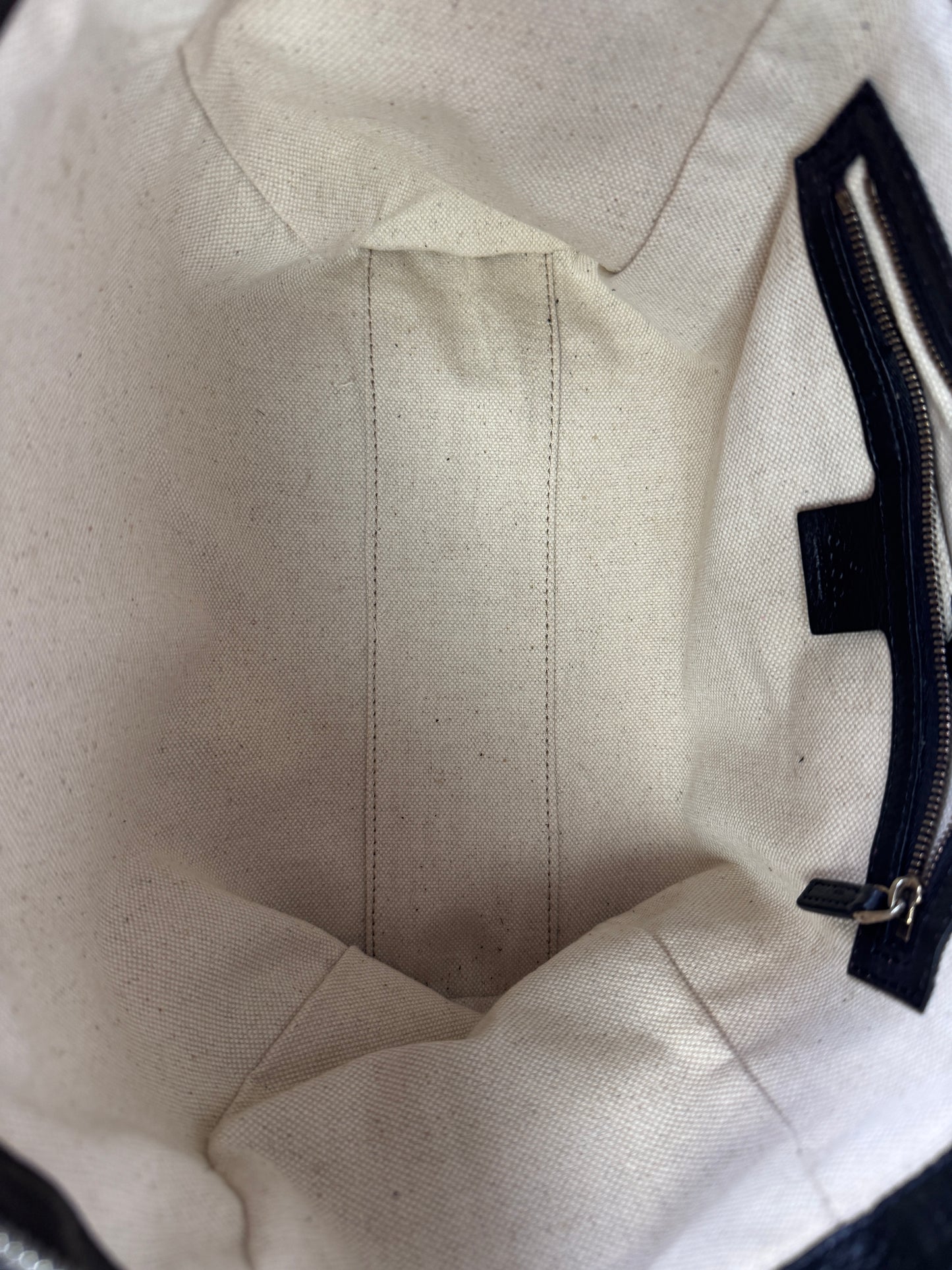 GUCCI Soho Zip Tote Leather Small