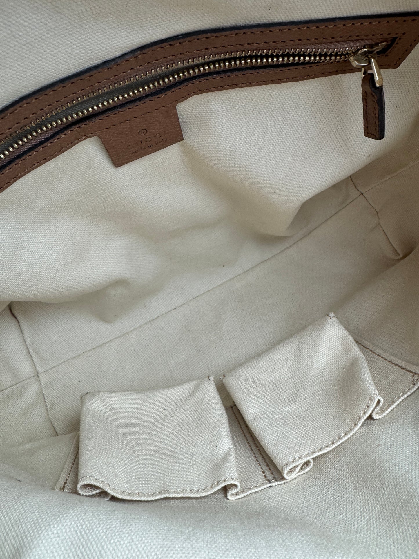 Gucci Bree Handbag GG Canvas