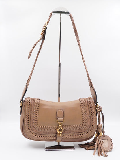 Gucci handmade leather shoulder bag