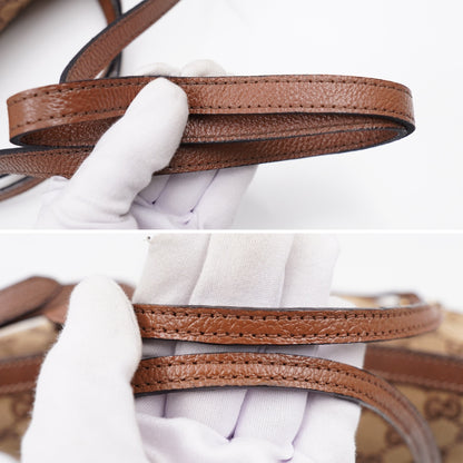 Gucci Bree Top Handle Convertible Brown