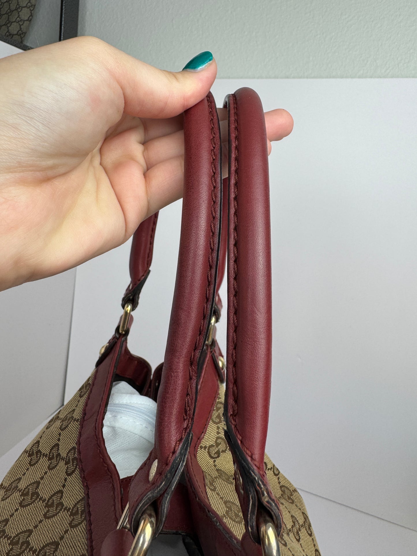 Gucci Sukey Large GG Canvas Burgundy