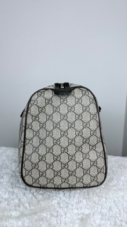 GUCCI Joy Boston GG Supreme Coated canvas Brown