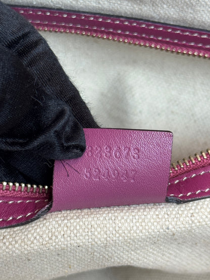 GUCCI Bree Shoulder Leather Pink