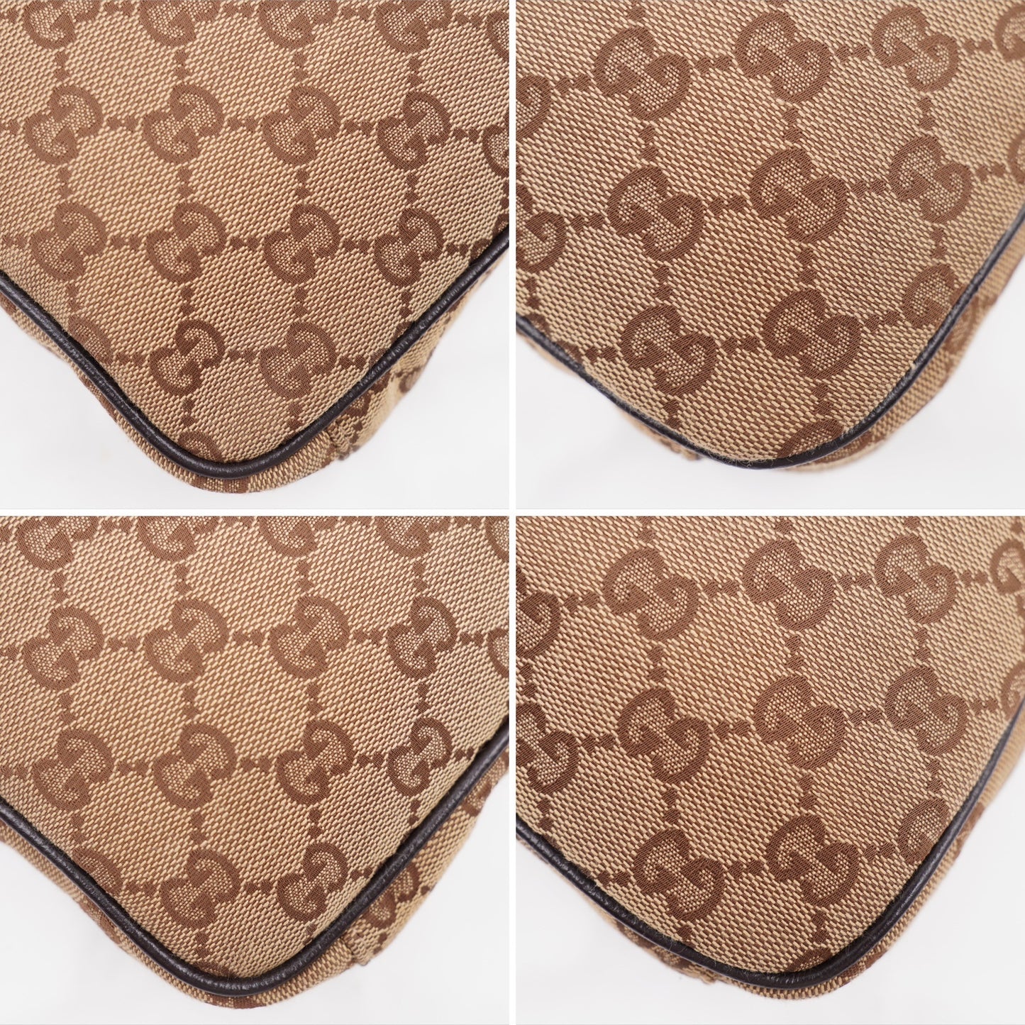 Gucci Front many zippy GG Canvas Brown