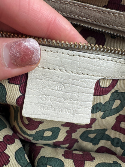 Gucci Web Tote GG Canvas White
