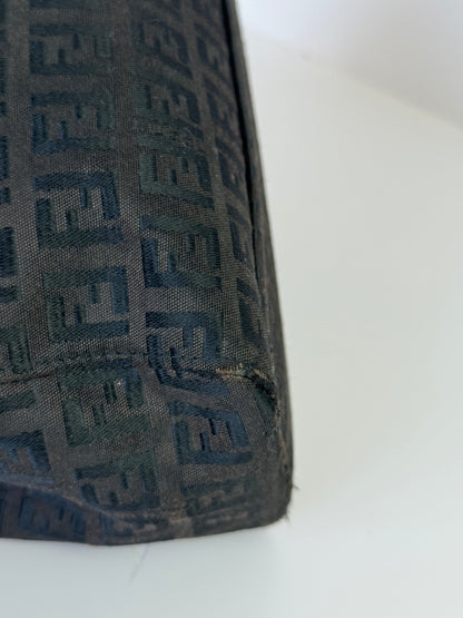 FENDI Vintage Shopping Tote Zucchino Canvas Small