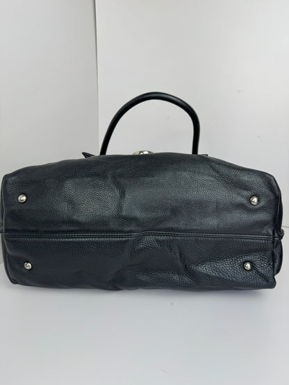 Salvatore Ferragamo Noah Gancio Lock Leather Shoulder bag