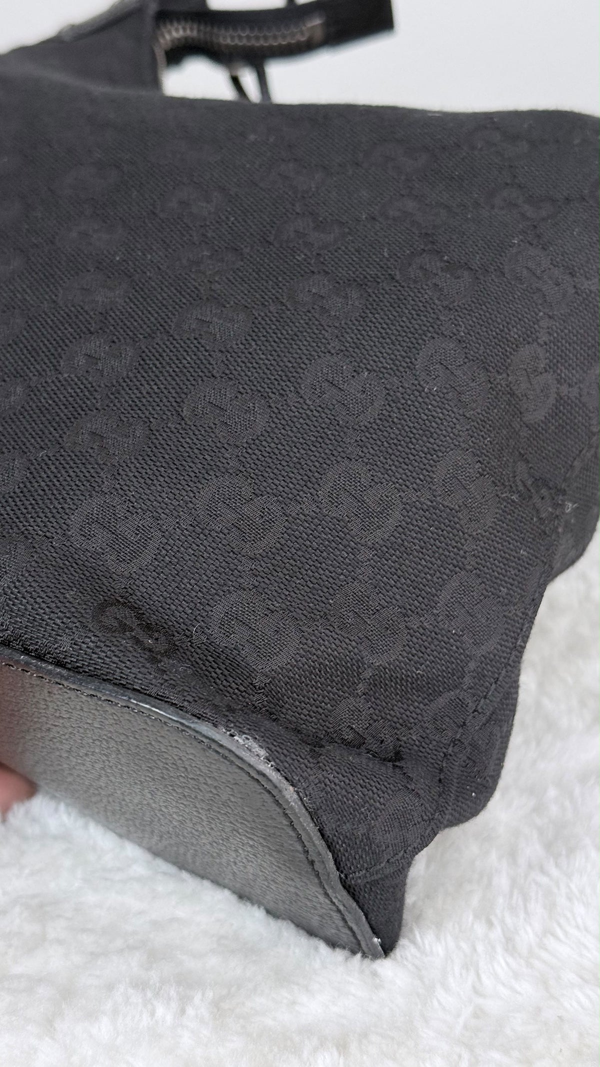 GUCCI GG Monogram Hobo Black