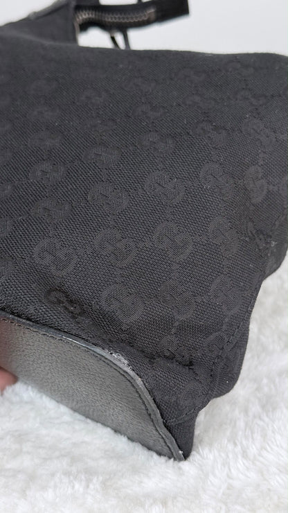 GUCCI GG Monogram Hobo Black