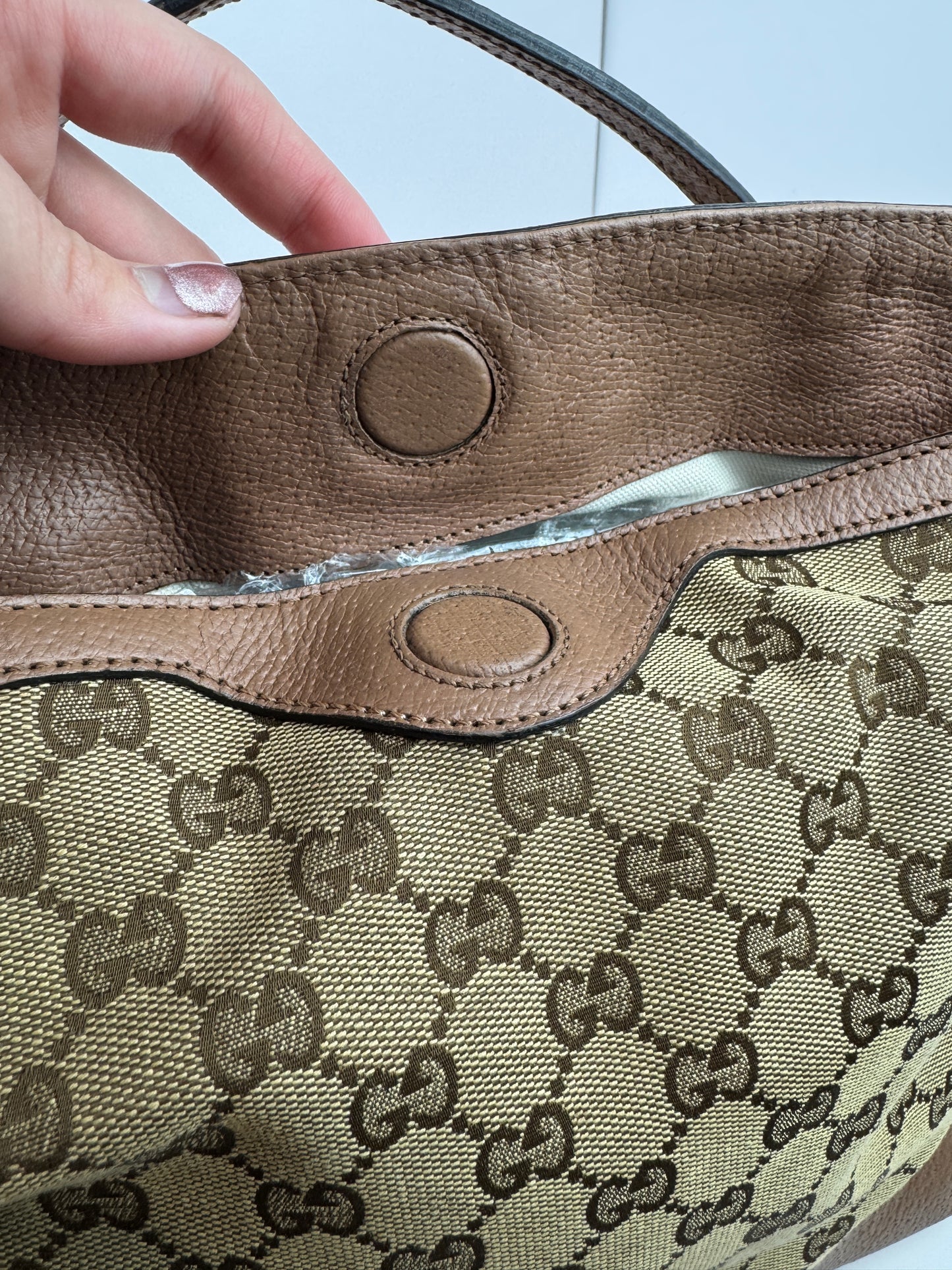 Gucci Bree Handbag GG Canvas